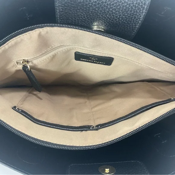 Nanette Lepore Myles Scarf Black Shoulder Bag Brand New - Picture 8 of 11